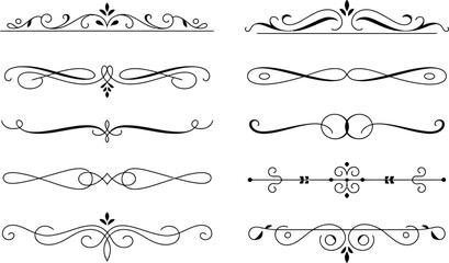 Ornate Decorative Flourishes and Dividers ornament