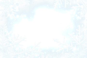 Obraz premium PNG Background with snowflakes ice pattern winter.