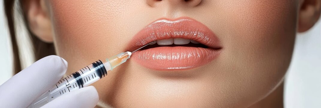 Aesthetic Lip Augmentation Procedure Transforming Smiles with Cosmetic Injections for Fuller Lips