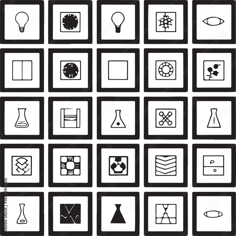 Poster abstract geometric pattern with a central silhouette element suitable for modern design projects sil