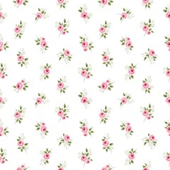 seamless pattern with flowers