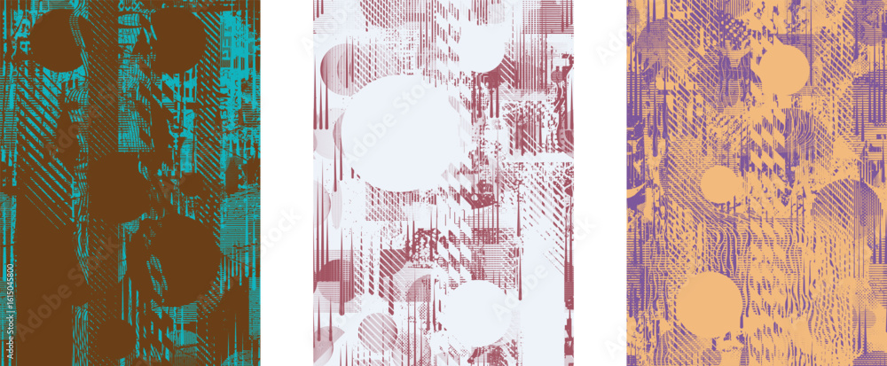 Poster glitch distorted geometric shape . noise destroyed logo . trendy cyber punk poster . glitched frame 