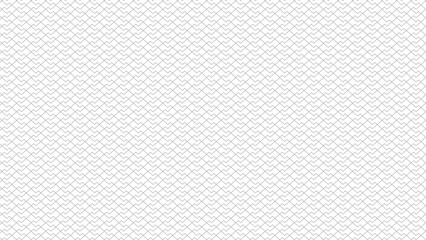 A repeating pattern of connected lines forming a geometric design on a white background surface