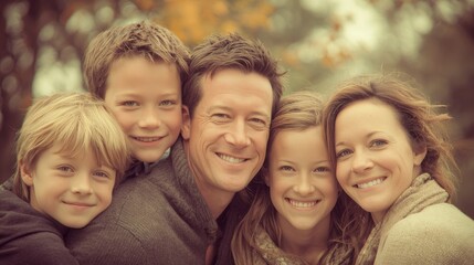 Obraz premium Joyful family moment capturing laughter, love, and togetherness in cherished memories forever