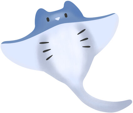 ray charater with white background