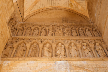 Santa Maria la Blanca Church in Villalcazar de Sirga, Spain.
