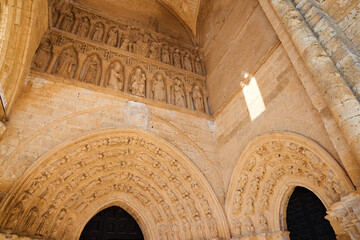 Santa Maria la Blanca Church in Villalcazar de Sirga, Spain.