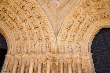 Santa Maria la Blanca Church in Villalcazar de Sirga, Spain.