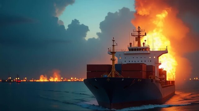 Robust Protectionist Trade Measures: Economic Realignment, Strategic Tariffs, Regulatory Reforms, Industry Support - Conceptual Image with Empty Space on Left