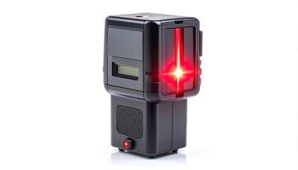 Naklejka premium Black laser measuring device