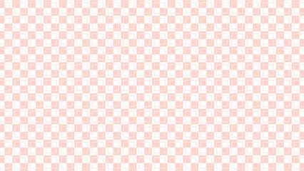 A light pink and white checkered pattern with square shapes forming a grid like background