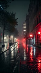 night traffic in city