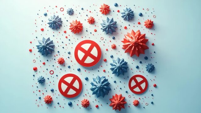 Strategic Market Controls: Visuals of Trade Restrictions, Selective Embargoes, and Policy Measures Protecting Critical Industries and National Interests - Empty Space for Text