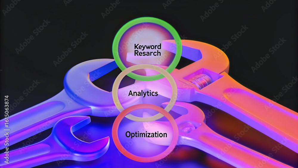 Aufkleber seo tools enhance digital visibility with search engine research, keyword strategy, and search data 