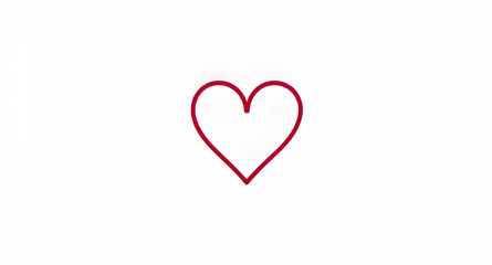 Romantic heart, Isolated red heart, Heart on white, Valentine heart, Heart shape, Simple heart, Flat heart, Glossy heart, 3D heart, Shiny heart, Red heart clipart, Love icon, Heart vector, Clean heart