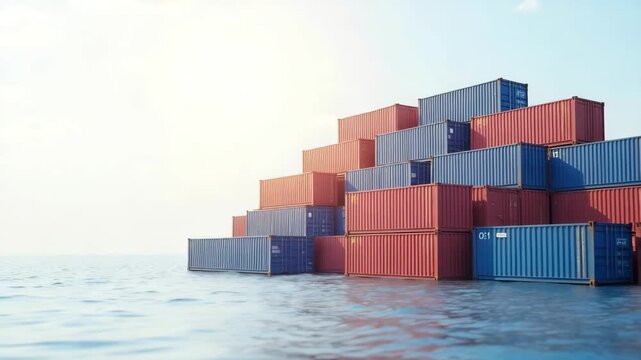 Visual Representation of Trade Restrictions: Selective Market Controls, Strategic Embargoes, and Policy Measures Protecting Critical Sectors and National Interests - Empty Space for Text