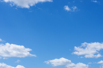blue sky background with white clouds