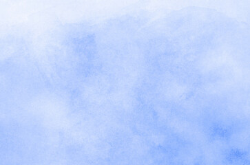 Abstract blue background in watercolor style