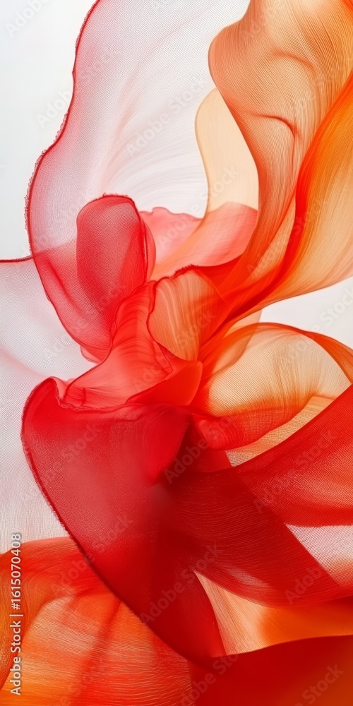 Canvas Prints vibrant red and orange abstract background with fluid motion blur, swirling textures and depth