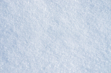 background white of fresh snow