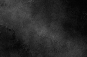 Fototapeta premium Black abstract background in watercolor
