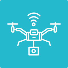 Smart Drone Icon