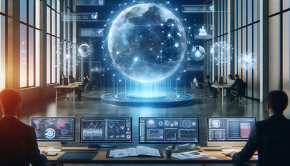 A virtual tech incubator, Ai generated image