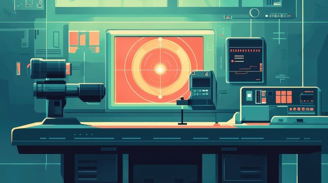 antenna scanning radar microcontroller