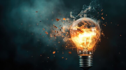 efficiency dissolving innovation lightbulb