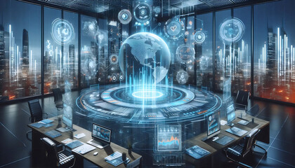 A virtual tech incubator, Ai generated image