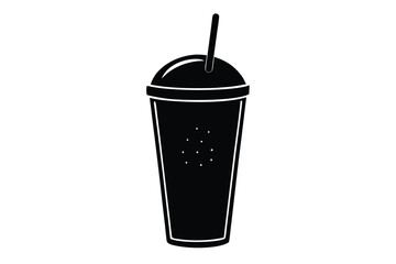 glass of cola vector icon