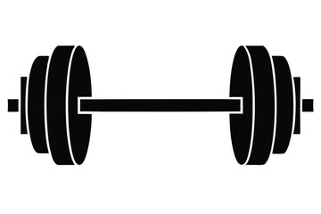 dumbbell isolated on white background