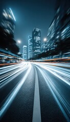 Obraz premium City Speed at Night