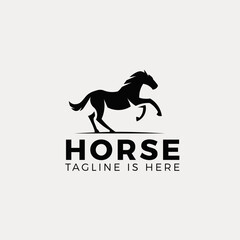 Horse logo design vector