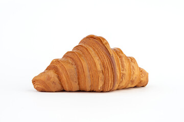 Classic Croissant – Angled side view, white background