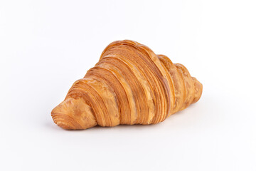 Classic Croissant – Angled side view, white background