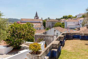 Obidos Castle and Historic Village Rooftops