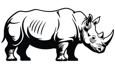 rhino vector illustration