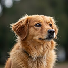 golden retriever portrait