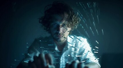 Concept of Vibe Coding, a young developer engrossed in prompting using AI agents like Claude and tools like Cursor and Windsurf to code software applications