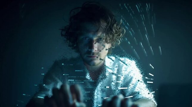 Concept of Vibe Coding, a young developer engrossed in prompting using AI agents like Claude and tools like Cursor and Windsurf to code software applications