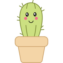 Cute Cartoon Cactus