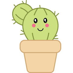 Cute Cartoon Cactus