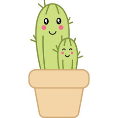 Cute Cartoon Cactus
