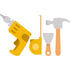 Construction Tools Illustration