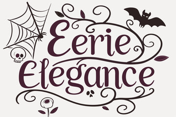 Eerie Elegance – Halloween Logo Font Art
