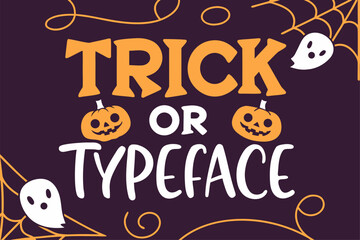 Trick or Typeface – Halloween Letter Logo Design
