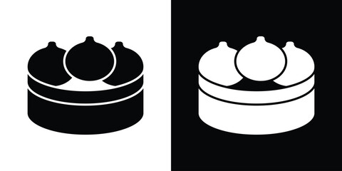Xiao long bao icon, vector flat icon. Flat illustration.