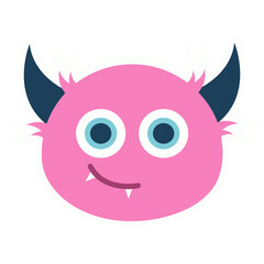 Cute Monster Head Sticker
