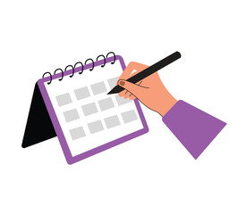 Schedule and Planning Concept